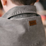 Pehr-Vintage Twill Chore Jacket-Charcoal-5
