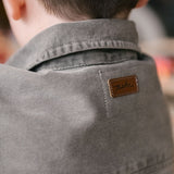 Pehr-Vintage Twill Chore Jacket-Charcoal-5