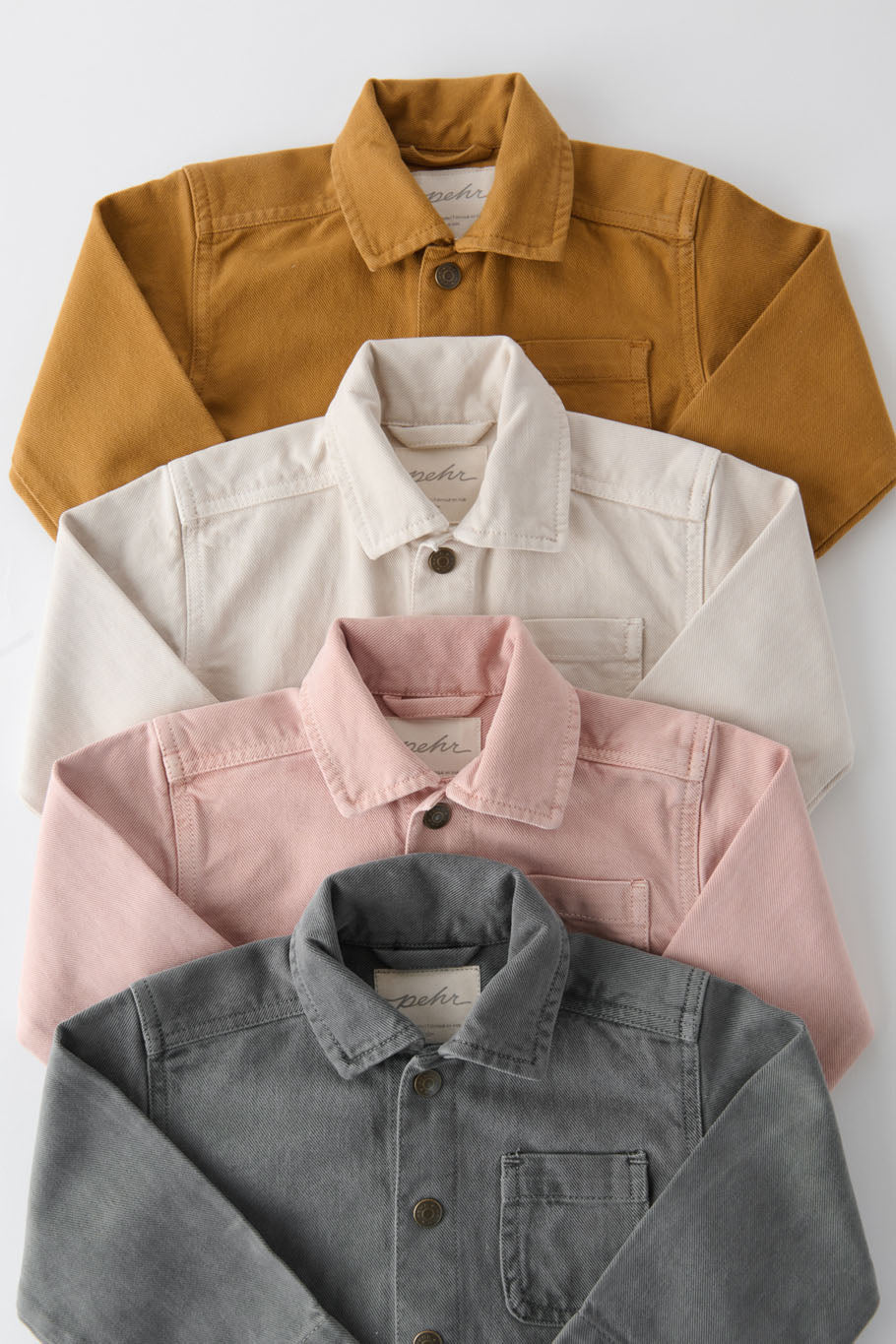 Pehr-Vintage Twill Chore Jacket-Charcoal-6