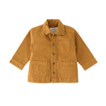 Pehr-Vintage Twill Chore Jacket-Caramel-1