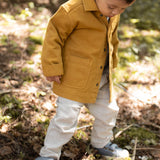 Pehr-Vintage Twill Chore Jacket-Caramel-4