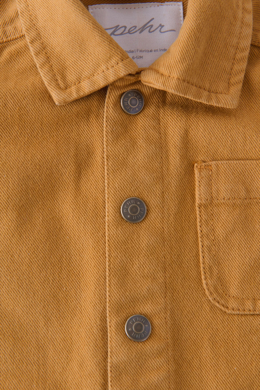 Pehr-Vintage Twill Chore Jacket-Caramel-4