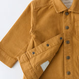 Pehr-Vintage Twill Chore Jacket-Caramel-6