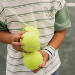 tennis dropped shoulder t shirt court side short sleeve