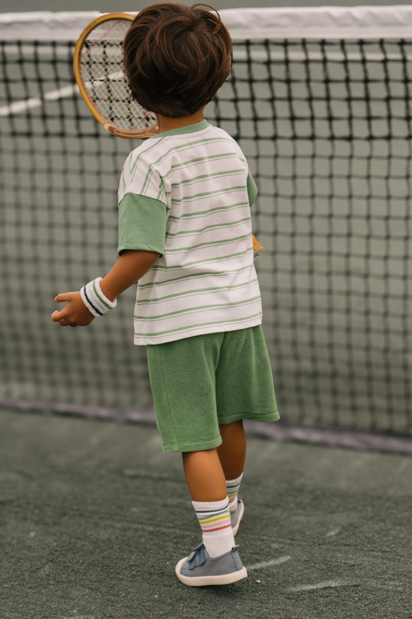 tennis dropped shoulder t shirt court side short sleeve