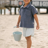 Classic Terry Polo - Ocean