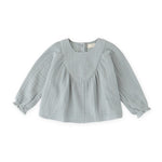 Muslin Gauze Twirl Top- Puddle- Front View