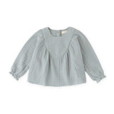 Muslin Gauze Twirl Top- Puddle- Front View
