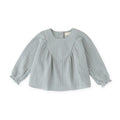 Muslin Gauze Twirl Top- Puddle- Front View