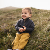 Pehr-French Terry 1/4 Zip Sweater-Ink Blue-6