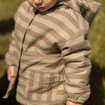 Pehr-Sherpa Lined Storm Jacket-Moss Stripe-2