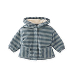 Pehr-Sherpa Lined Storm Jacket-Indigo Stripe-1