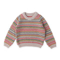 Pullover Sweater - Alpine Fair Isle- Front