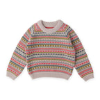 Pullover Sweater - Alpine Fair Isle- Front