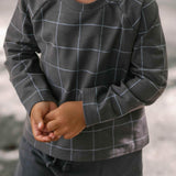 Essentials Raglan Top - Criss Cross- Front- Up Close