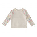 Petit Ski Long Sleeve Raglan Top - Snow Patrol- Front