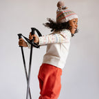 Petit Ski Long Sleeve Raglan Top - Snow Patrol- On Toddler- Skiing