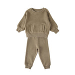 Teddy Fleece Set- Moss