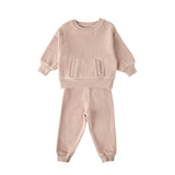 Teddy Fleece Set - Rose Pink