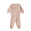 kids teddy fleece set rose pink in pinks pattern