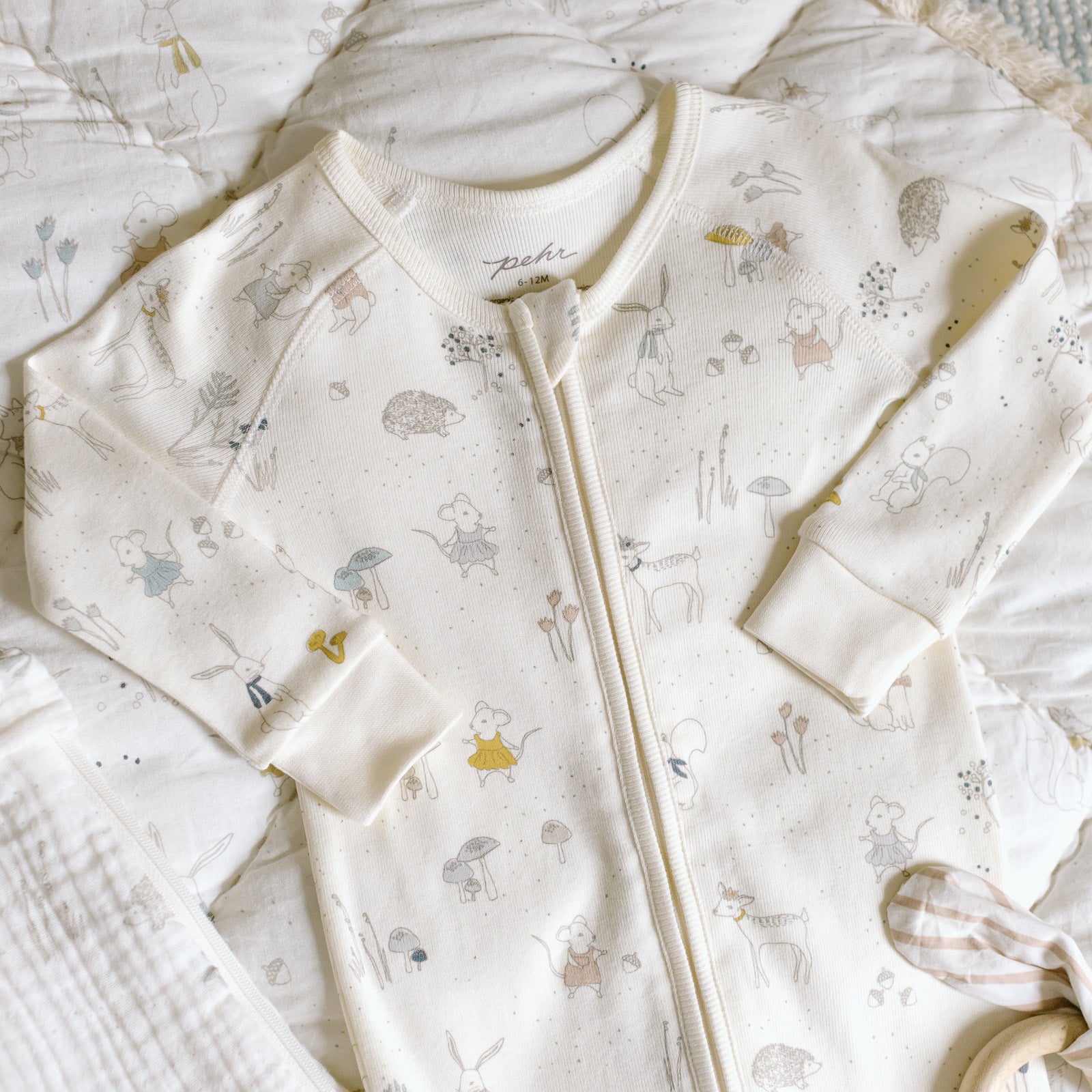 Pehr-Ribbed Baby Sleeper-Magical Forest-6