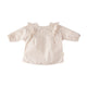 Ruffle Smock Bib Pehr Stripes Away Rose Pink 6 - 12 mos. 