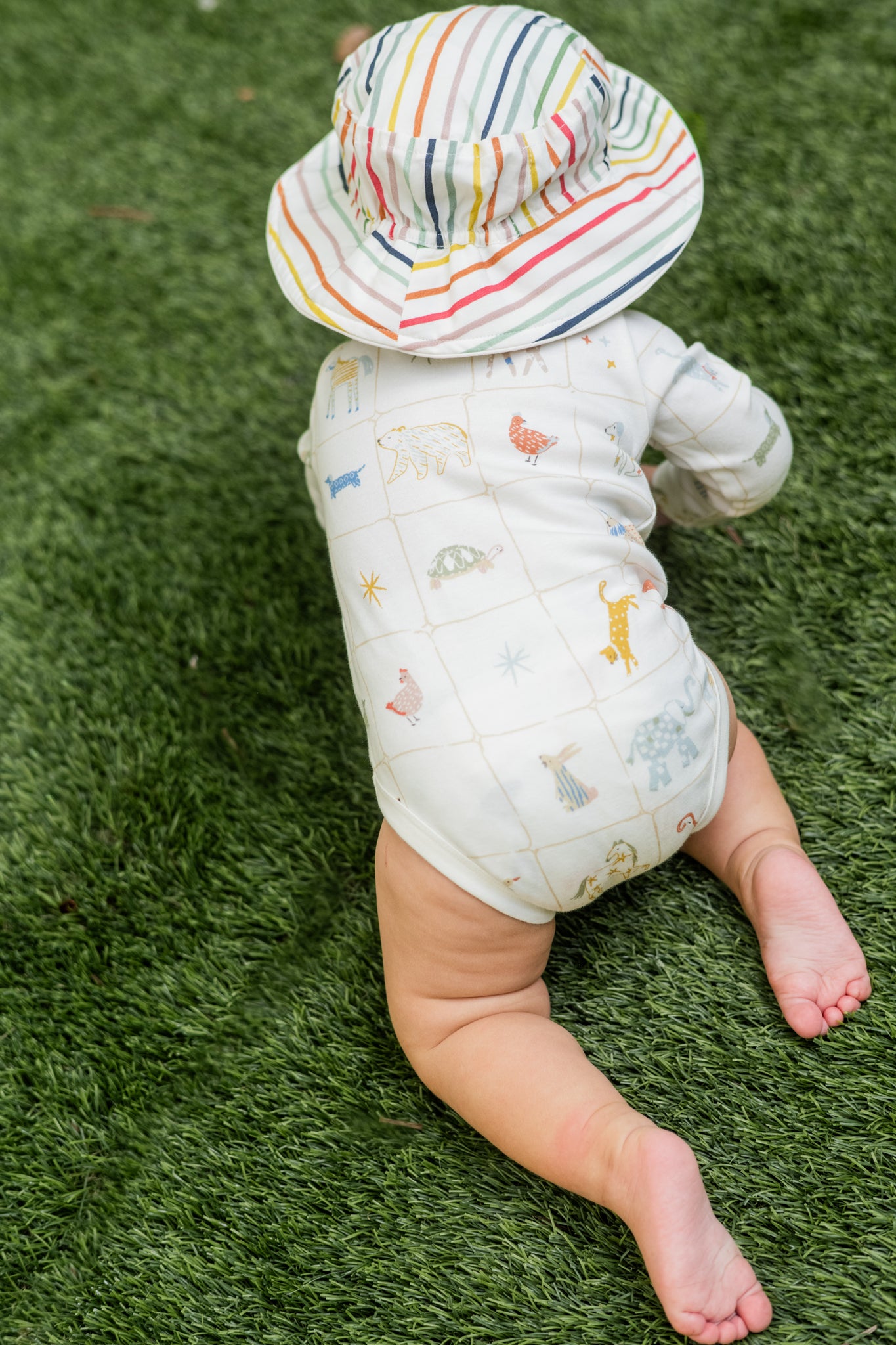 Bucket Hat - Stripes Away Rainbow