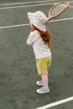 bucket hat stripes away rainbow