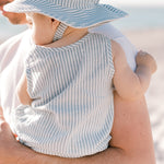 Pehr-Seersucker Bucket Hat-Marine Blue-Baby-6