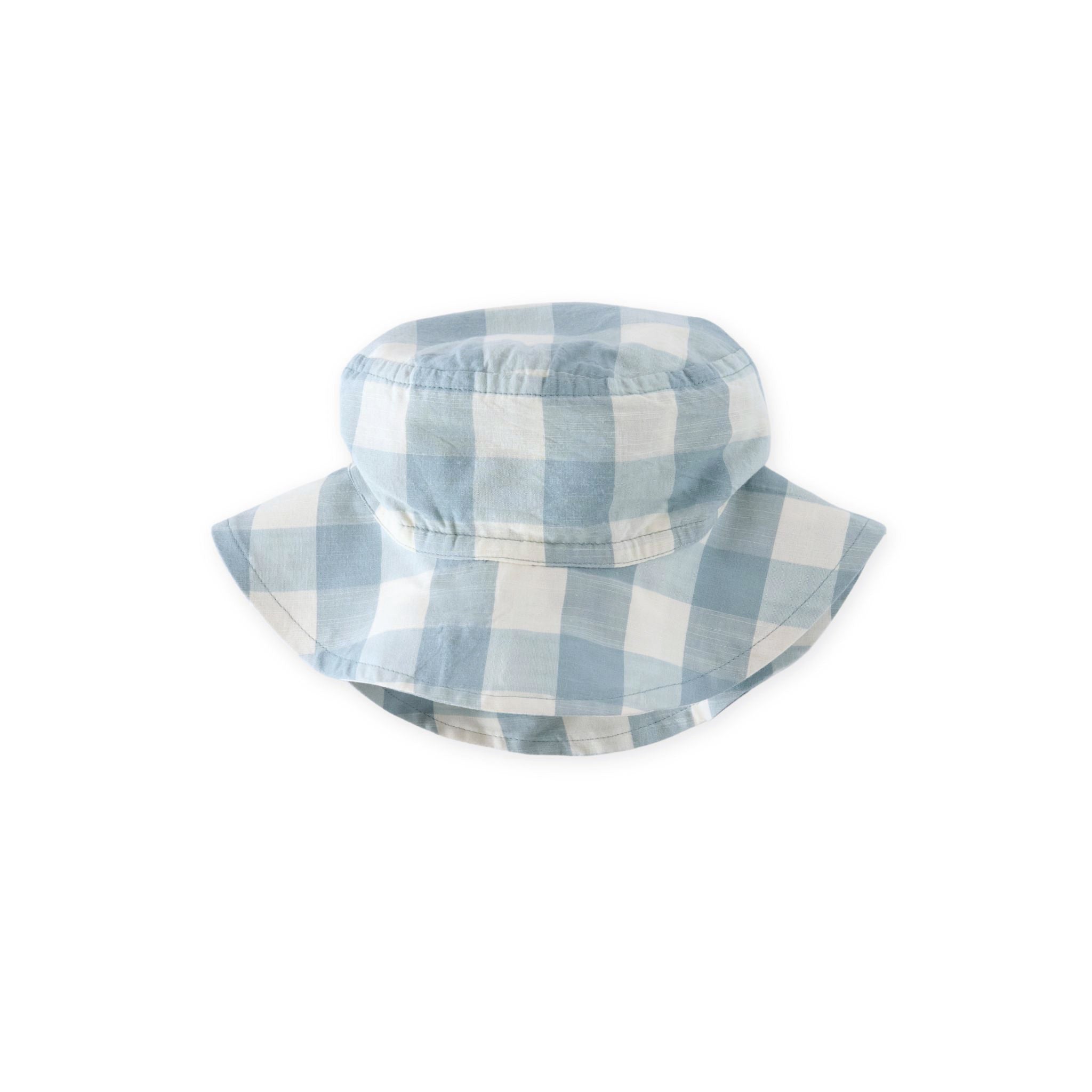 Pehr-Checkmate Bucket Hat - Checkmate Pond-Toddler-1