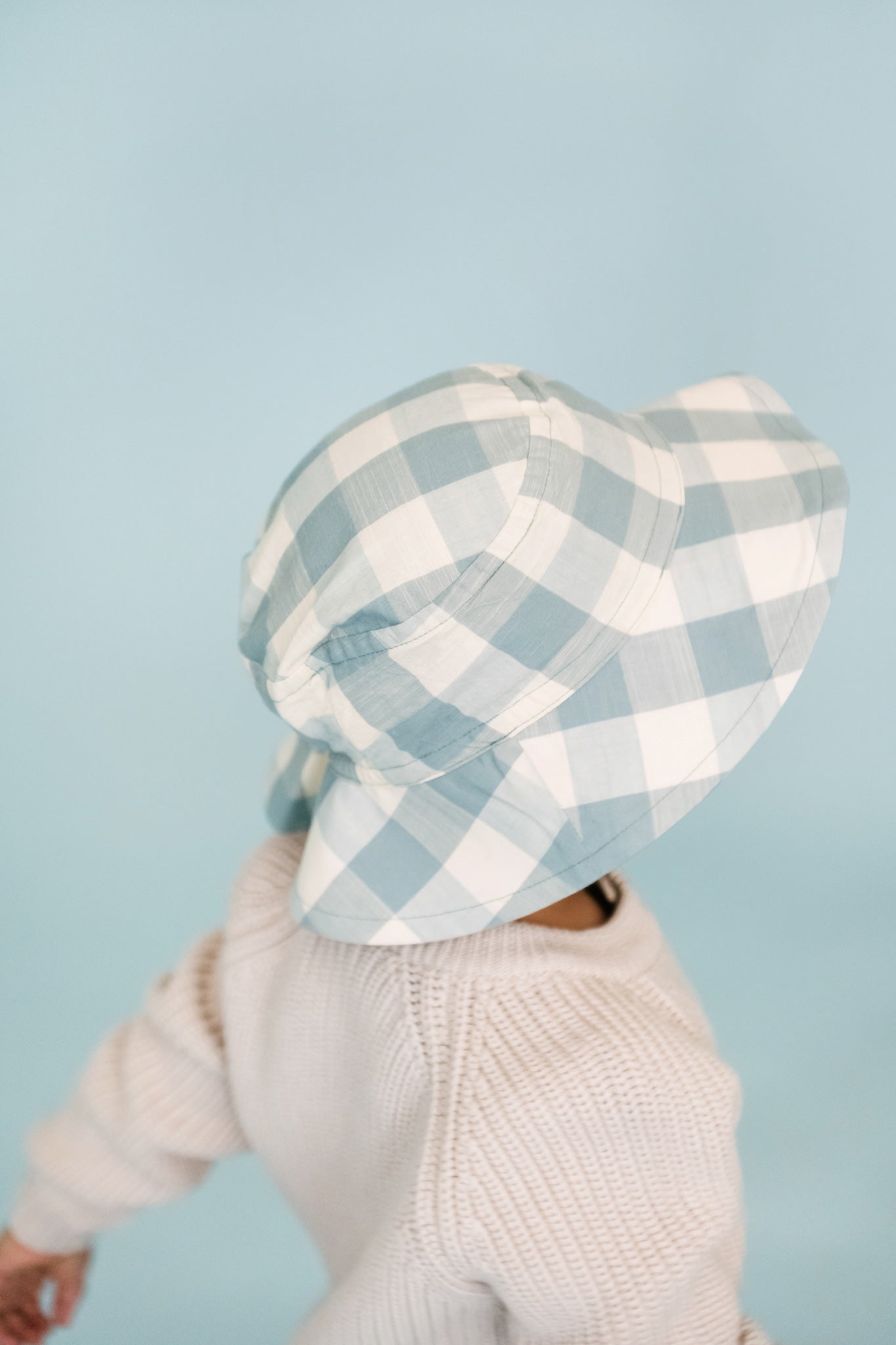 Pehr-Checkmate Bucket Hat - Checkmate Pond-Toddler-2