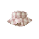 Pehr-Checkmate Bucket Hat - Checkmate Iris- Toddler-1