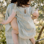 Pehr-Ruffle Dress-Coastal Stripe Lagoon-4