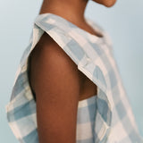 Checkmate Flutter Dress - Pond