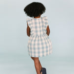 Checkmate Flutter Dress - Pond