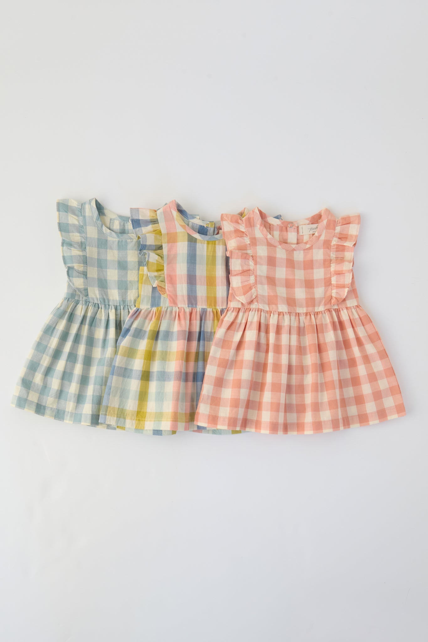 Checkmate Flutter Dress - Pond