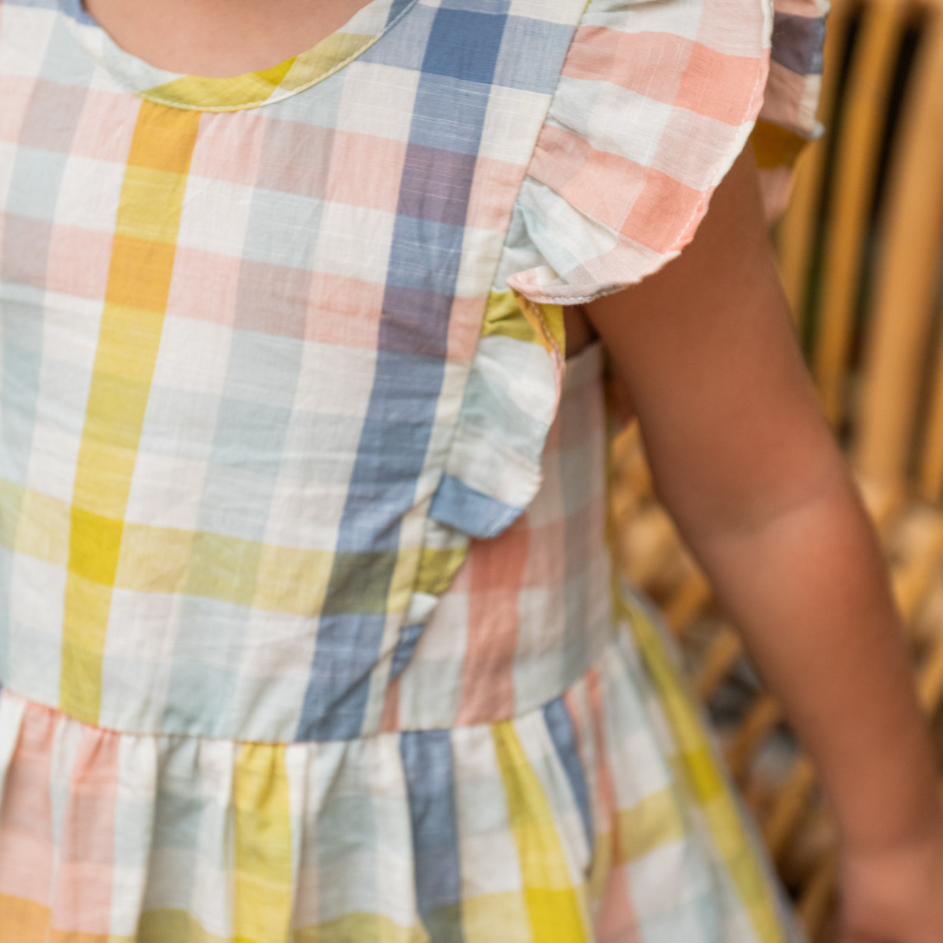 Checkmate Flutter Dress - Picnic