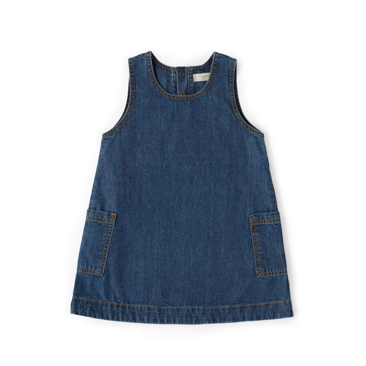 Denim Shift Dress Dress Pehr Vintage Wash 3 T 