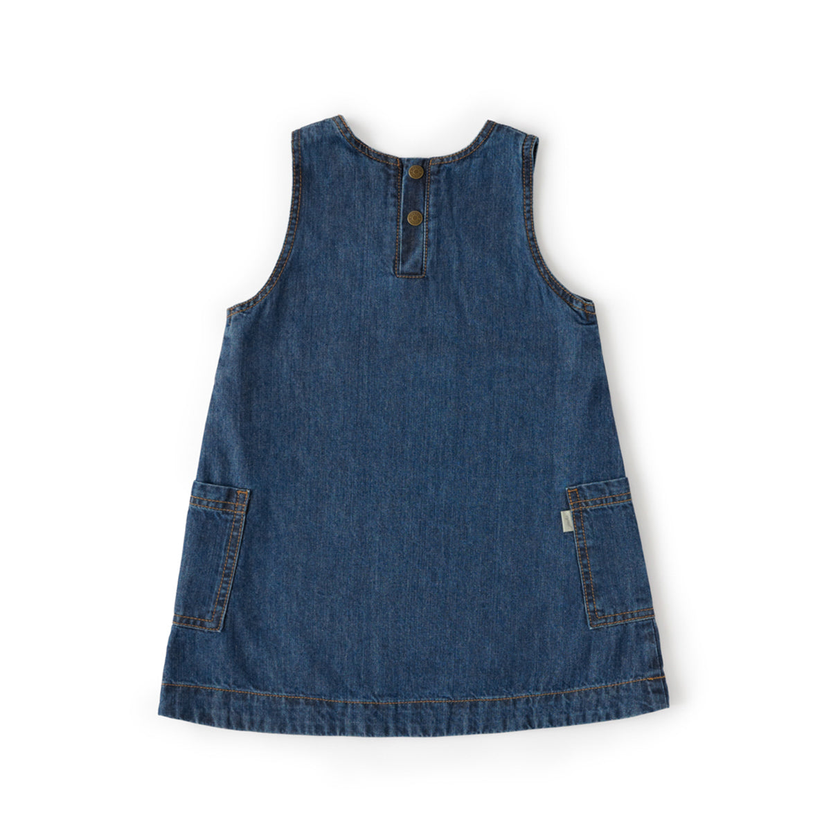 Pehr-Denim Shift Dress-Vintage Wash-5