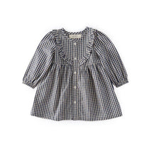 Pehr-Gingham Dress-Indigo-1