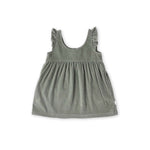Corduroy Pinafore Dress - Sage