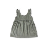 Corduroy Pinafore Dress - Sage