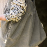 Corduroy Pinafore Dress - Sage