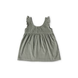 Corduroy Pinafore Dress - Sage