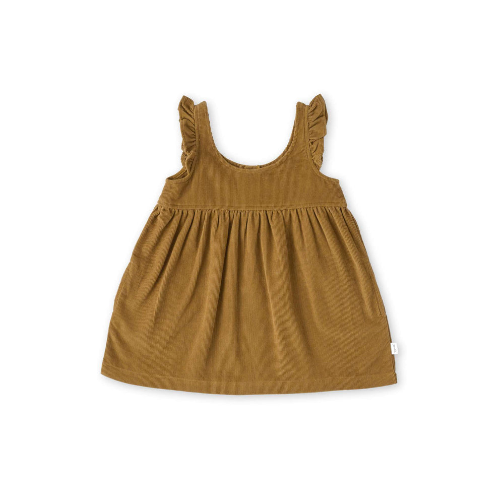 Corduroy Pinafore Dress