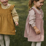 Pehr-Corduroy Pinafore Dress-Ochre-3