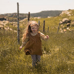 Corduroy Pinafore Dress - Ochre