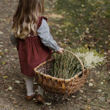 Corduroy Pinafore Dress - Mulberry