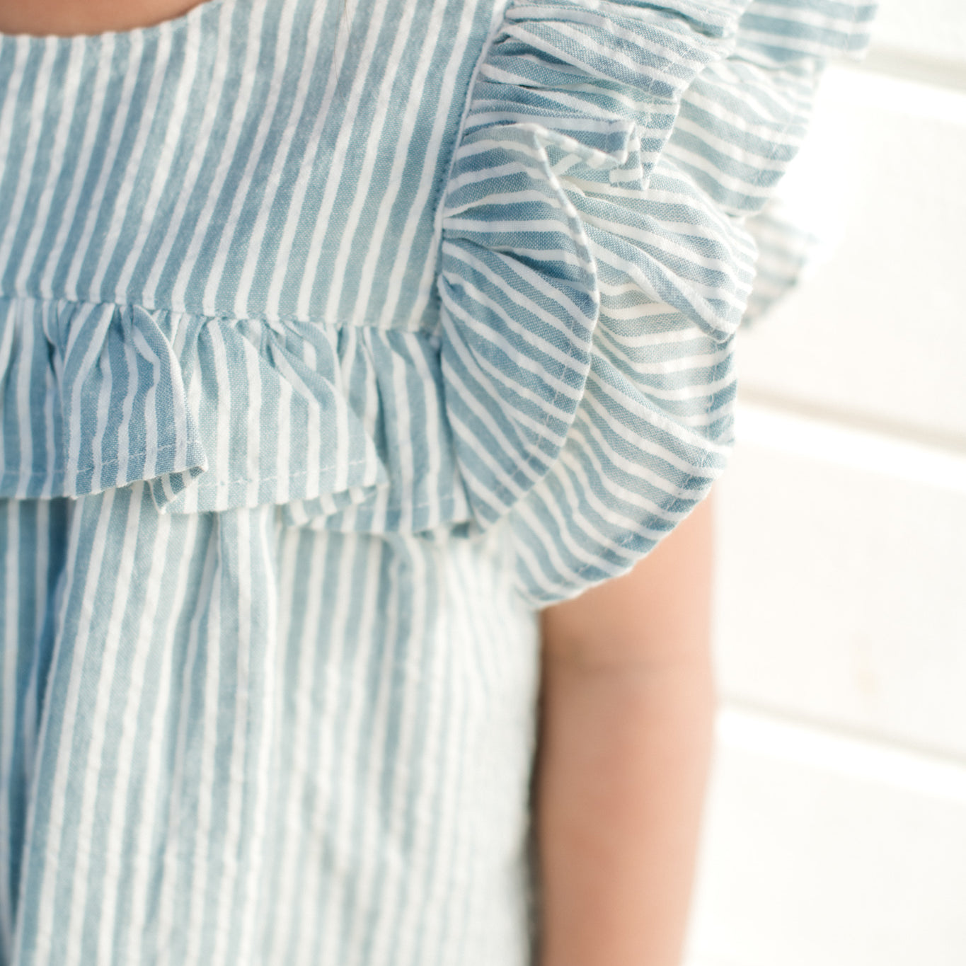 Pehr- Seersucker Dress-Marine Blue-Baby-2