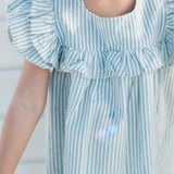 Pehr- Seersucker Dress-Marine Blue-Toddler-5